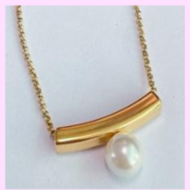Golden Glow Collection, Stainless Steel Necklace, 14K Gold Plating, Buy Golden Glow Collection Online